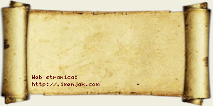 Irena Orbović vizit kartica